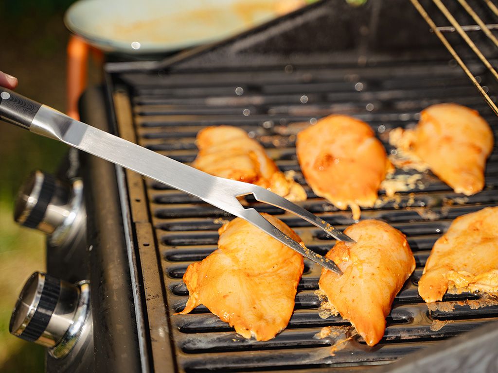 BBQ VIDLIČKA Z NEREZOVÉ OCELI - 4