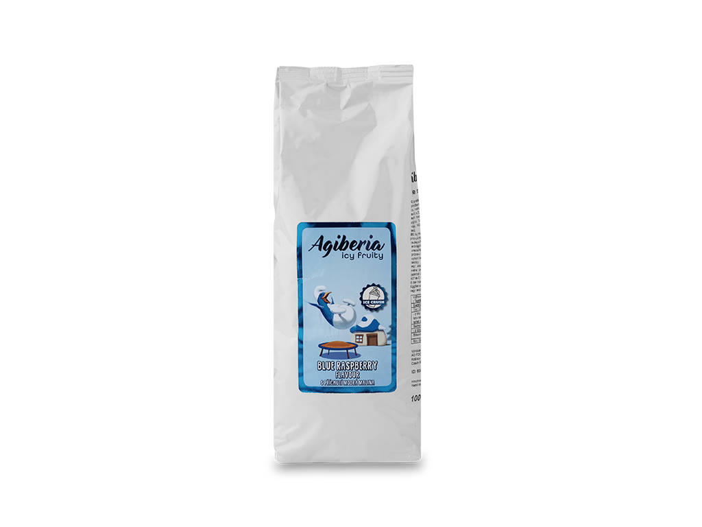SMĚS NA LEDOVOU TŘÍŠŤ S PŘÍCHUTÍ MODRÉ MALINY – 1 KG - 1