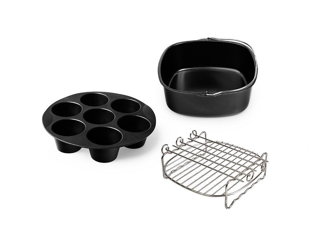3DÍLNÁ SADA PŘÍSLUŠENSTVÍ K HORKOVZDUŠNÉ FRITÉZE - 8L - 1