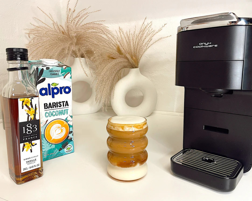 Kokosové ledové latte – Chuť tropického klidu