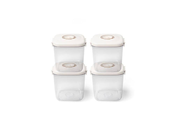 VAKUOVÝ KONTEJNER NA SKLADOVÁNÍ 1300 ML, SOUBOR - 4 KUSY