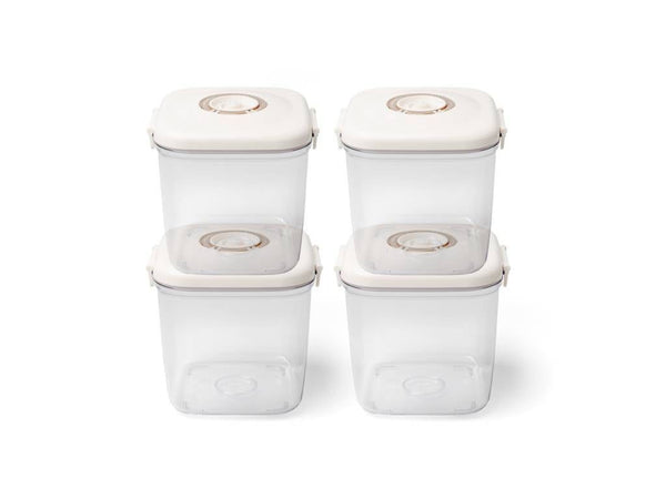 VAKUOVÝ KONTEJNER NA SKLADOVÁNÍ 2600 ML, SOUBOR - 4 KUSY