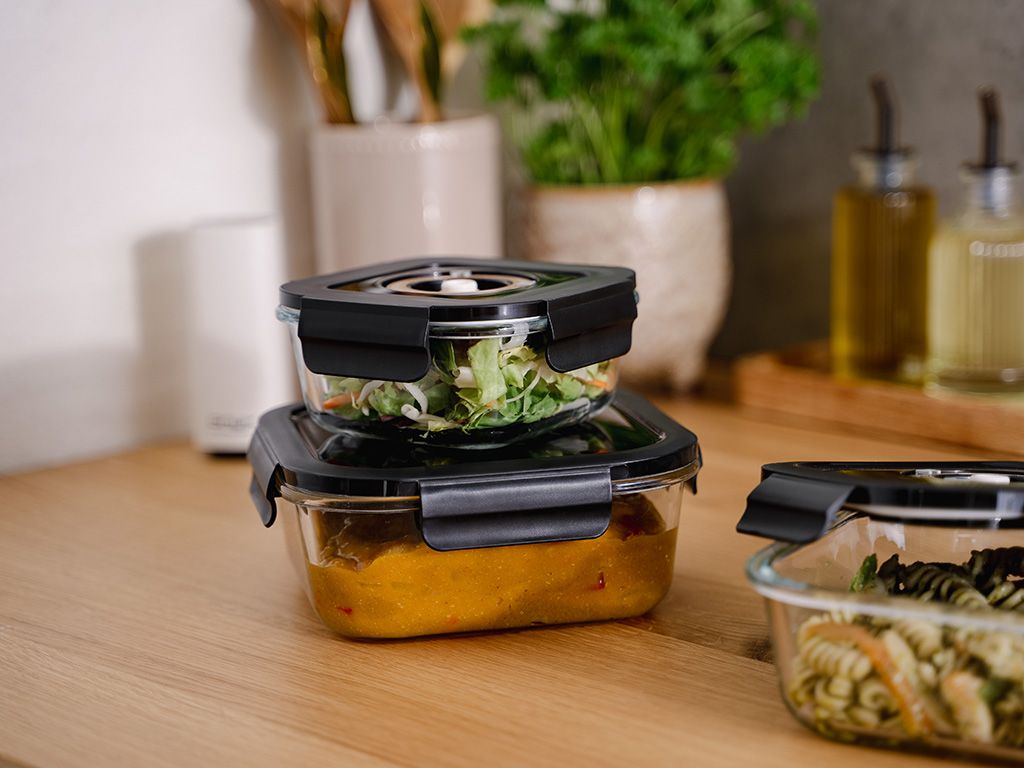 ČTVERECÍ VAKUOVÁ SKLENĚNÁ NÁDOBA – 1230ML - 5