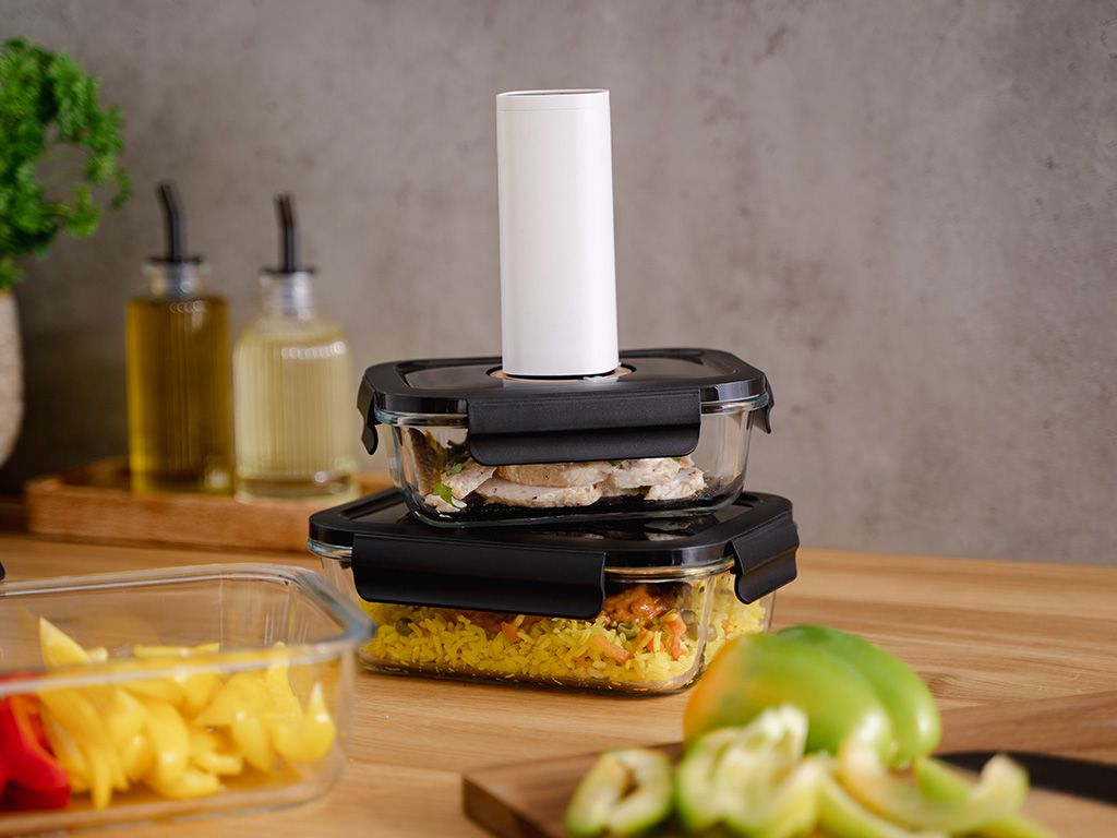 OBDÉLNÍKOVÁ VAKUOVÁ SKLENĚNÁ NÁDOBA – 1040ML - 4