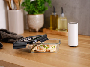 OBDÉLNÍKOVÁ VAKUOVÁ SKLENĚNÁ NÁDOBA – 630ML – SET – 4KS - 2