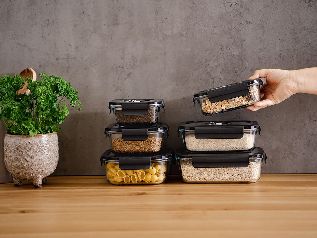 VAKUOVÁ SKLENĚNÁ NÁDOBA MIX SET – 6KS - 3