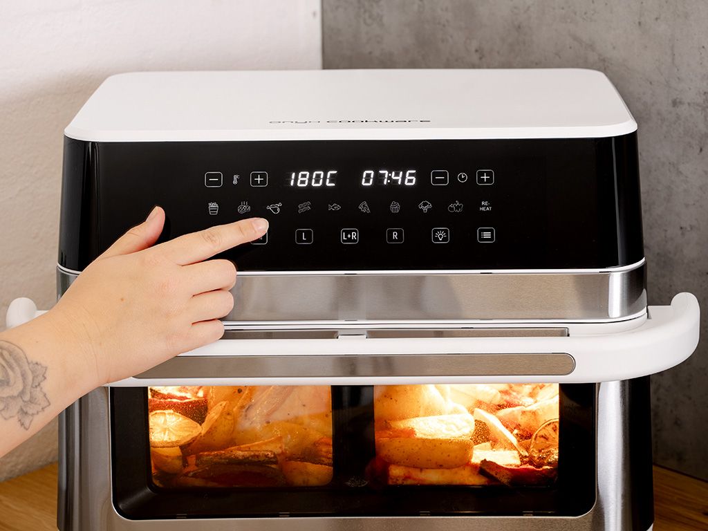 HORKOVZDUŠNÁ FRITÉZA - DUAL BASKET - 12L - 6