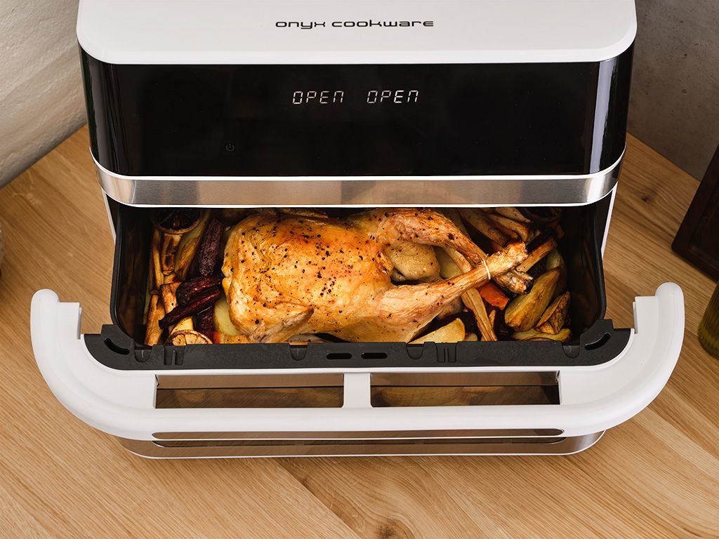 HORKOVZDUŠNÁ FRITÉZA - DUAL BASKET - 12L - 7