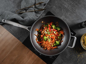 ZERO – PŘÍRODNÍ NEPŘILNAVÁ WOK PÁNEV 30 CM - 2