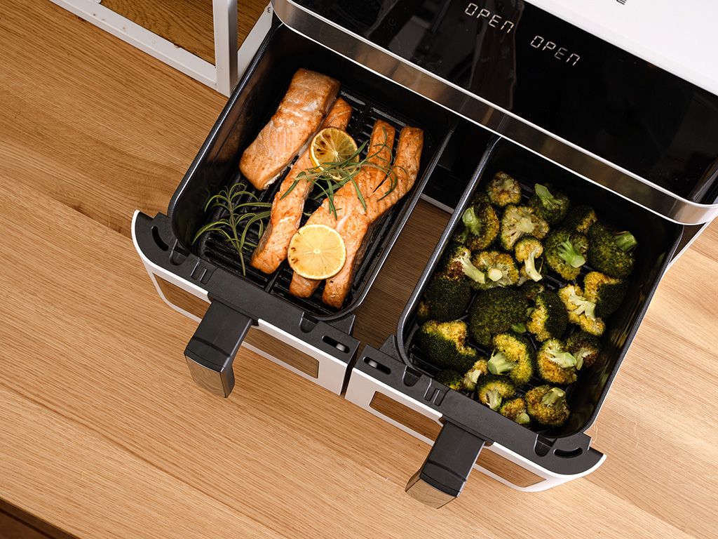 HORKOVZDUŠNÁ FRITÉZA - DUAL 11L - SADA