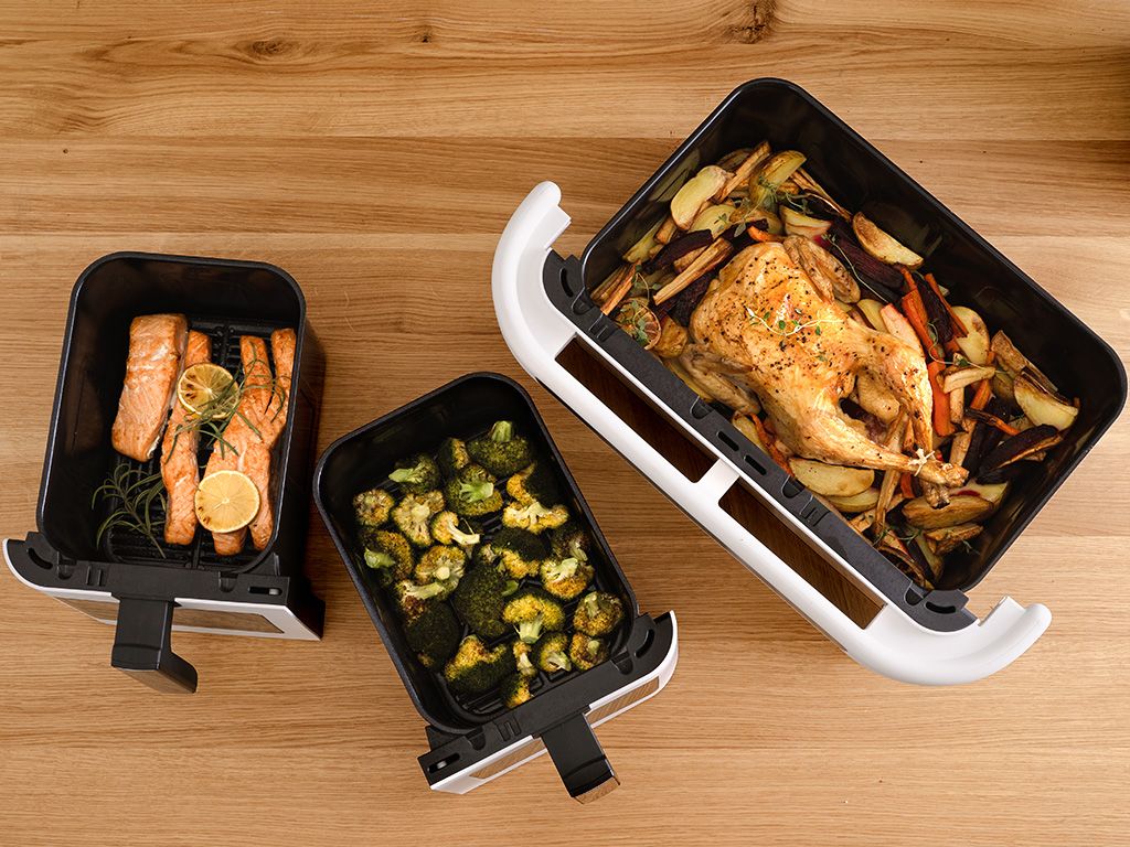 HORKOVZDUŠNÁ FRITÉZA - DUAL 11L - SADA