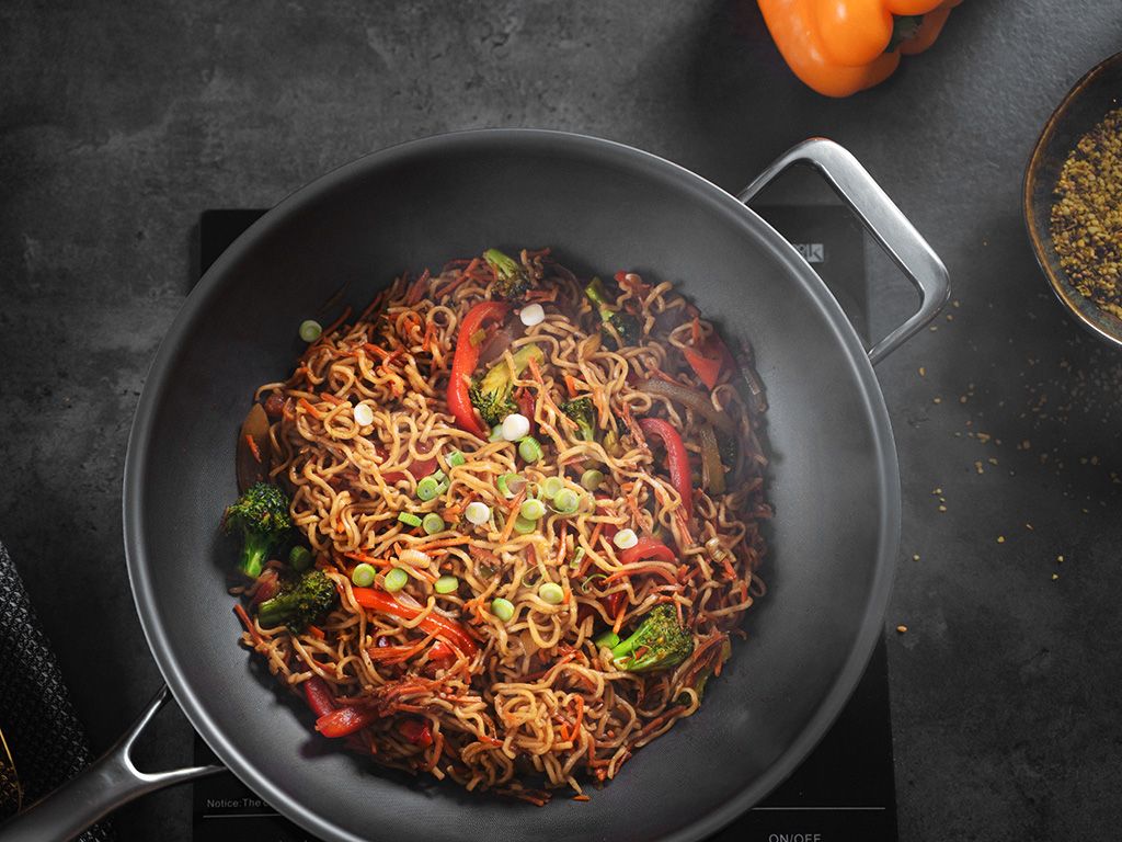 ZERO – PŘÍRODNÍ NEPŘILNAVÁ WOK PÁNEV 30 CM - 5