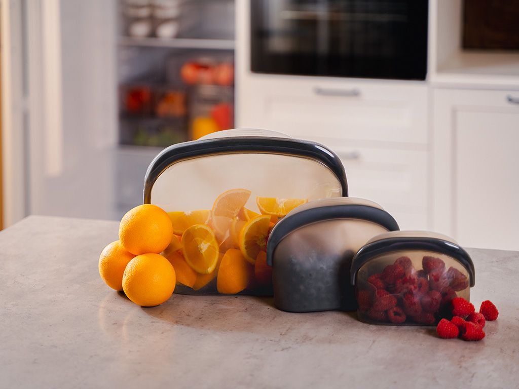 SILIKONOVÝ SÁČEK NA UCHOVÁVÁNÍ 1000ML – 3KS