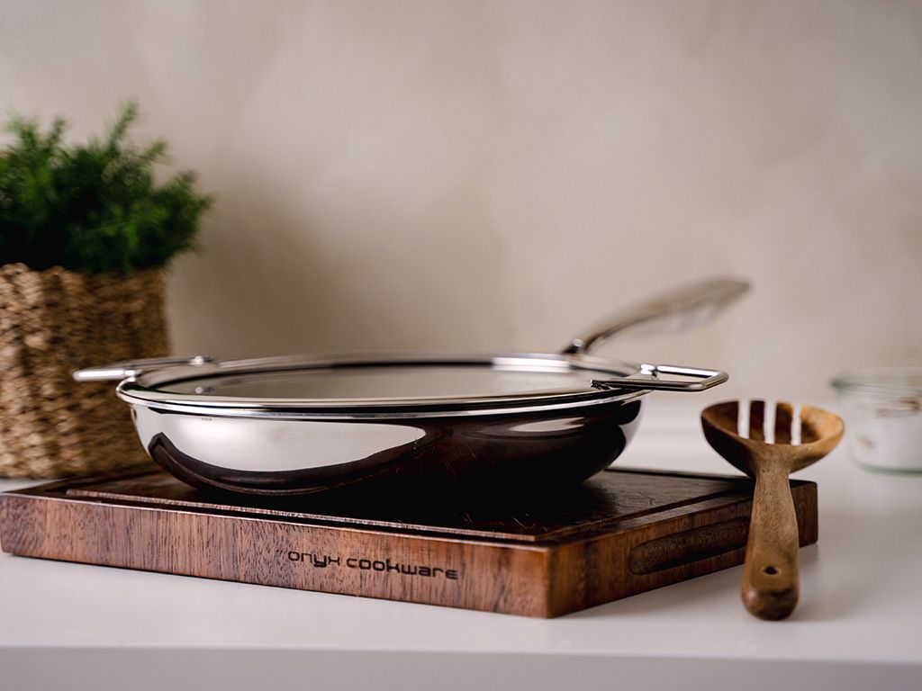 STOHOVATELNÉ SKLENĚNÉ POKLICE – 26/ 28 CM – 2 KS - 5