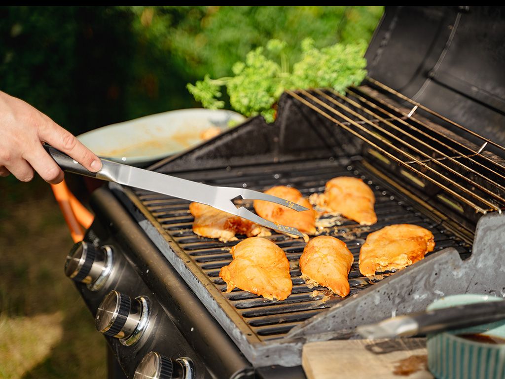 BBQ VIDLIČKA Z NEREZOVÉ OCELI - 3