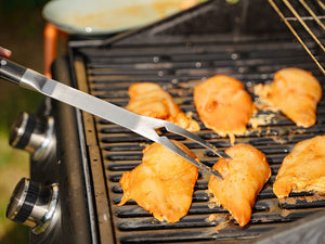 BBQ VIDLIČKA Z NEREZOVÉ OCELI - 4