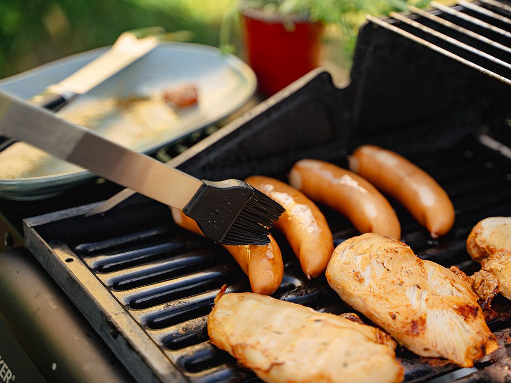 BBQ SILIKONOVÝ ŠTĚTEC Z NEREZOVÉ OCELI - 4