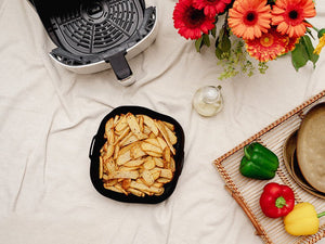 VLOŽKA A PODLOŽKY DO HORKOVZDUŠNÉ FRITÉZY - 3 DÍLNÁ SADA - 5L