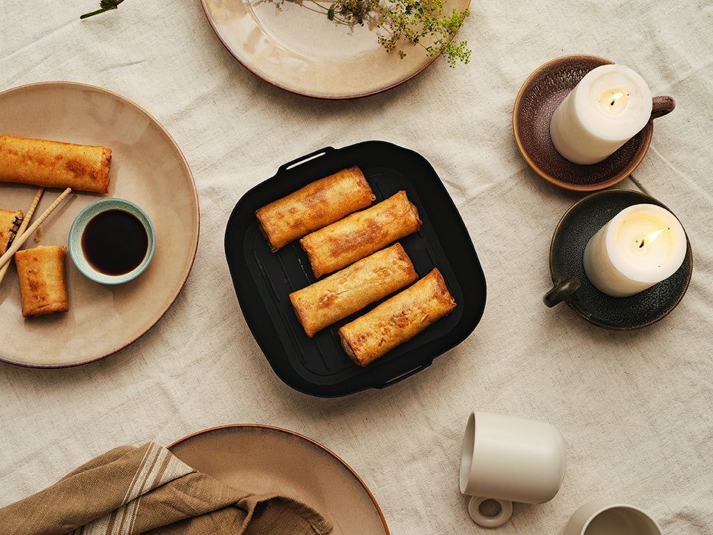 VLOŽKA A PODLOŽKY DO HORKOVZDUŠNÉ FRITÉZY - 3 DÍLNÁ SADA - 5L