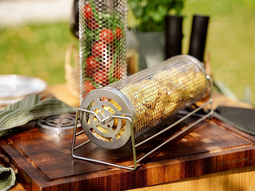 GRILOVACÍ KOŠ VÁLCOVÝ – MALÝ