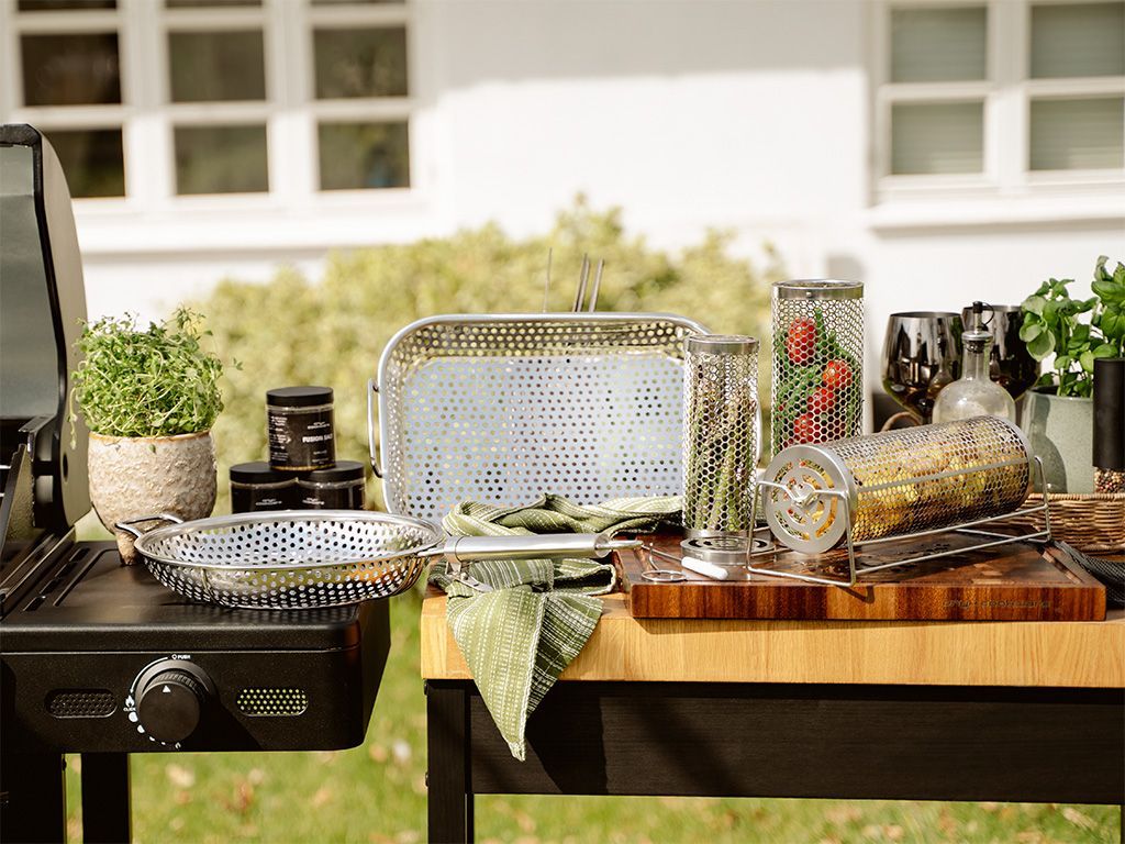 GRILOVACÍ KOŠ VÁLCOVÝ – VELKÝ - 3