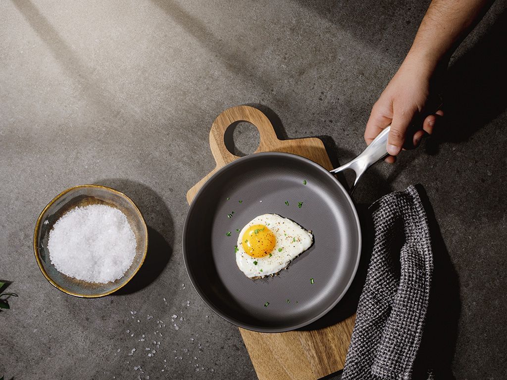 ZERO – NATURAL NON-STICK FRYING PAN SET – 2PCS - 10