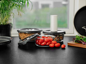 KULATÁ VAKUOVÁ SKLENĚNÁ NÁDOBA – 930 ML