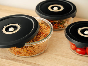 KULATÁ VAKUOVÁ SKLENICE - SADA S TAŠKOU - 9