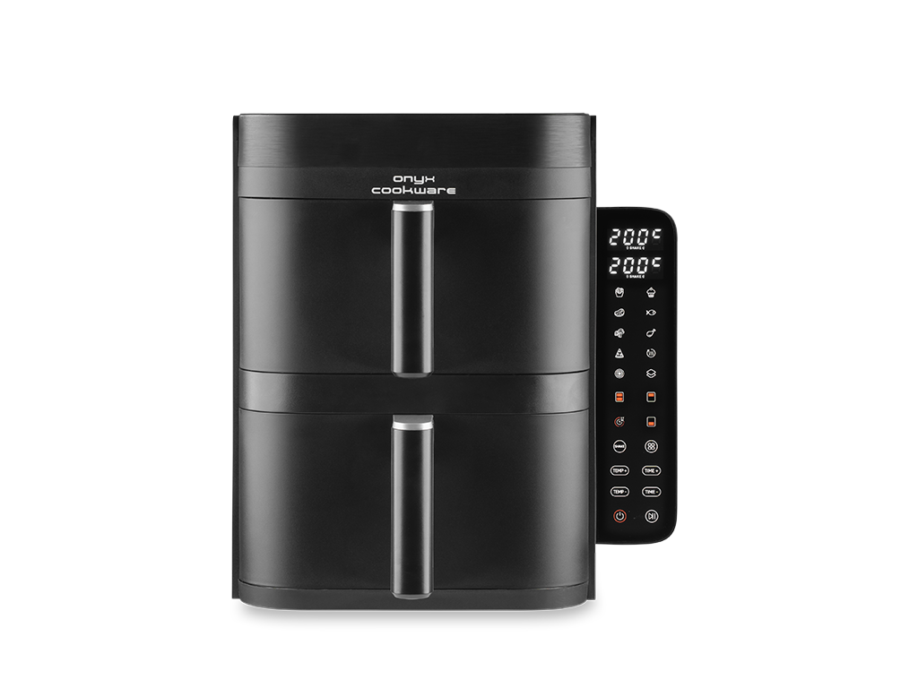HORKOVZDUŠNÁ FRITÉZA - DUAL STACK 12L - ČERNÁ - 1