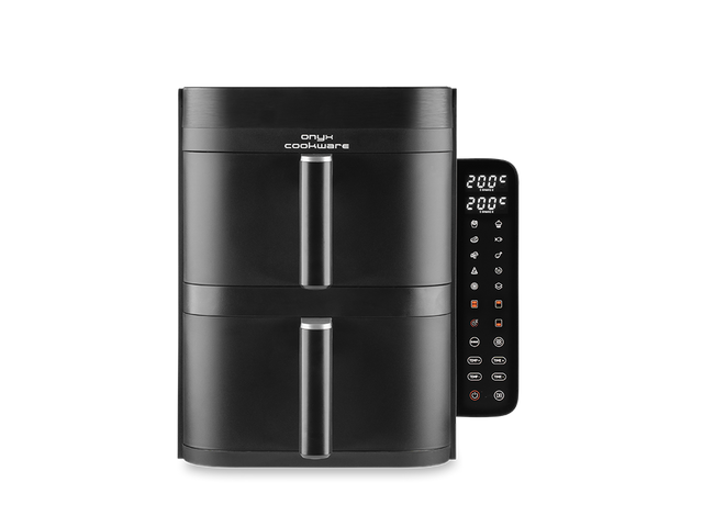 HORKOVZDUŠNÁ FRITÉZA - DUAL STACK 12L - ČERNÁ - 1