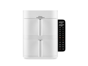 HORKOVZDUŠNÁ FRITÉZA - DUAL STACK 12L - BÍLÁ - 1