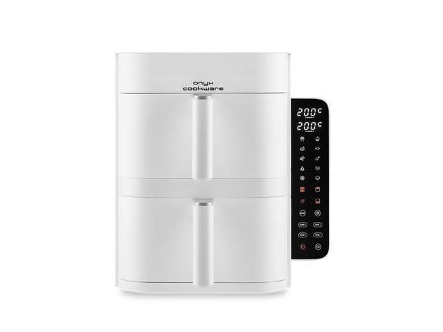 HORKOVZDUŠNÁ FRITÉZA - DUAL STACK 12L - BÍLÁ - 1