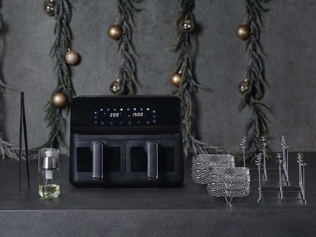 SPECIÁLNÍ DVOJITÁ HORKOVZDUŠNÁ FRITÉZA - 1