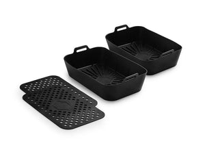 VLOŽKA A PODLOŽKY DO HORKOVZDUŠNÉ FRITÉZY - 3 DÍLNÁ SADA – DUAL