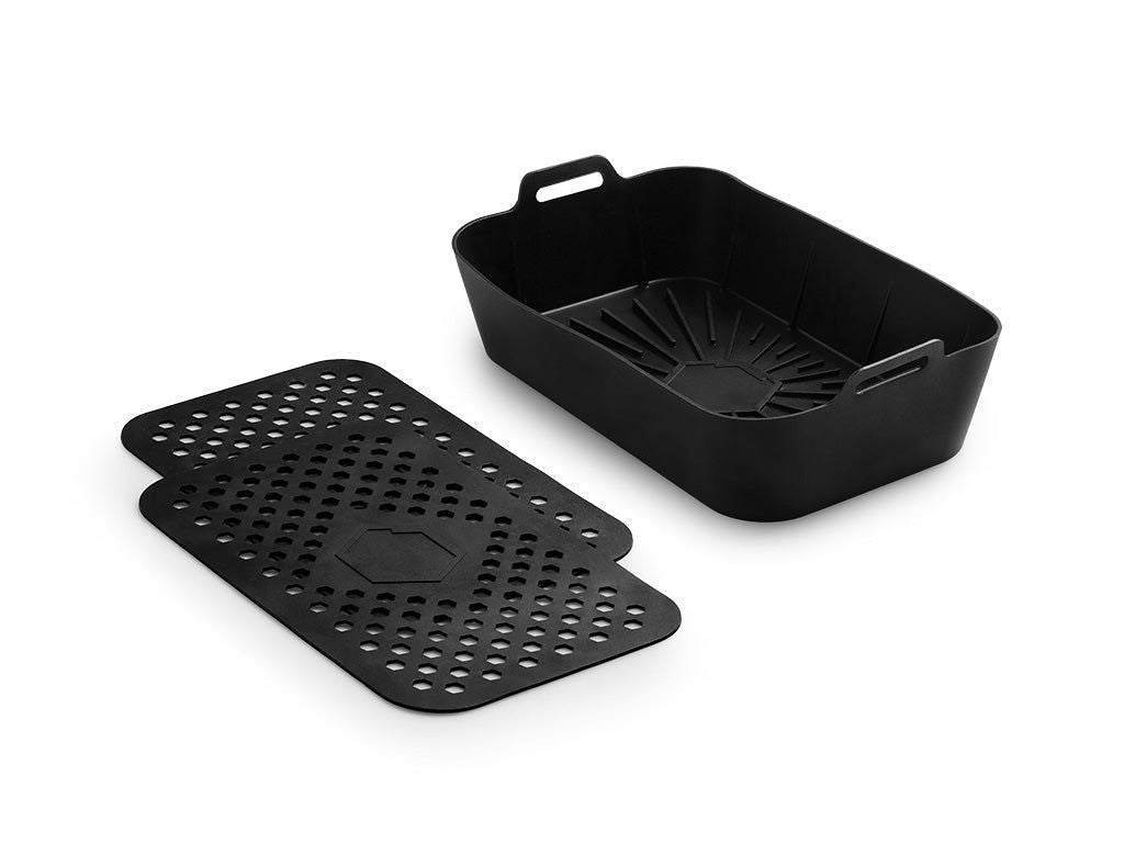 VLOŽKA A PODLOŽKY DO HORKOVZDUŠNÉ FRITÉZY - 3 DÍLNÁ SADA – DUAL