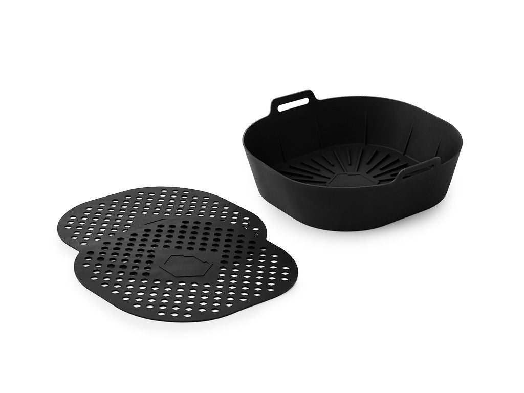 VLOŽKA A PODLOŽKY DO HORKOVZDUŠNÉ FRITÉZY - 3 DÍLNÁ SADA - 5L
