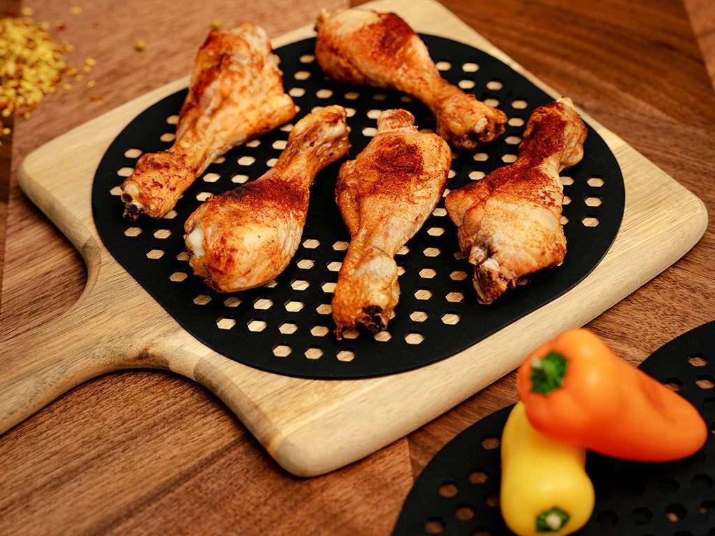 VLOŽKA A PODLOŽKY DO HORKOVZDUŠNÉ FRITÉZY - 3 DÍLNÁ SADA - 4L