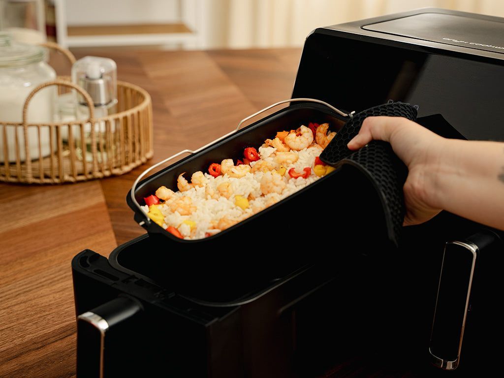 SPECIÁLNÍ DVOJITÁ HORKOVZDUŠNÁ FRITÉZA