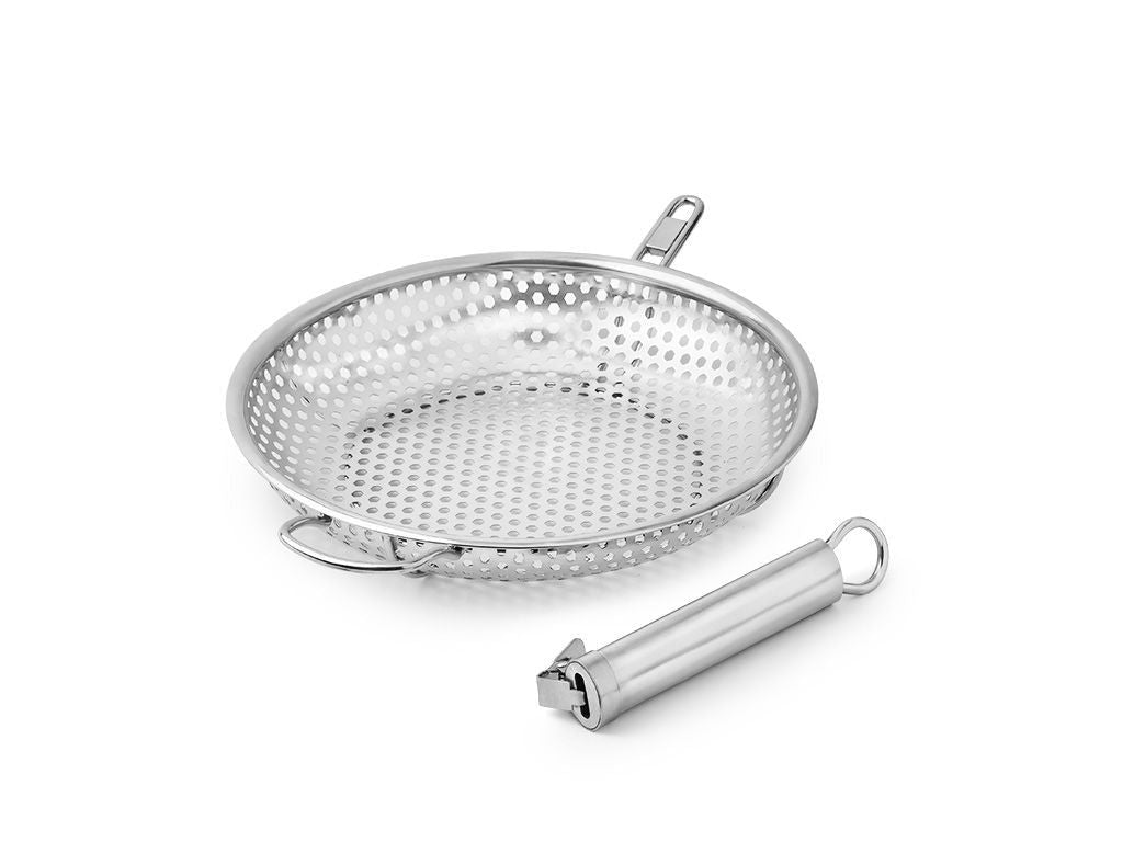 BBQ GRILOVACÍ PÁNEV S ODNÍMATELNOU RUKOJETÍ 28 CM - 3