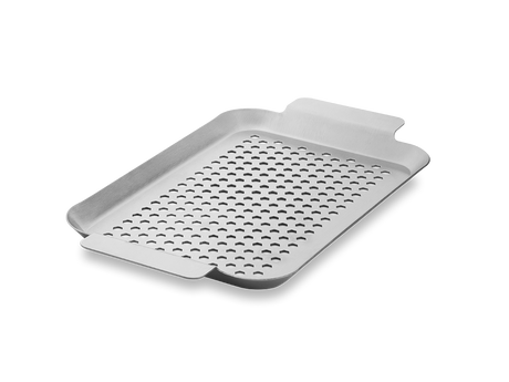 BBQ TÁC Z NEREZOVÉ OCELI 33×18 CM - 1