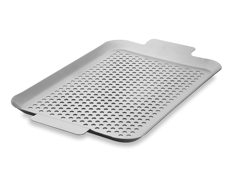 BBQ TÁC Z NEREZOVÉ OCELI 43×25 CM - 1