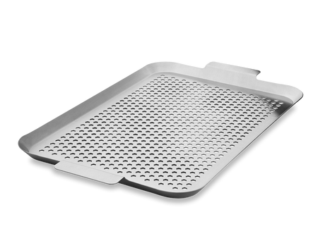 BBQ TÁC Z NEREZOVÉ OCELI 50×30 CM - 1