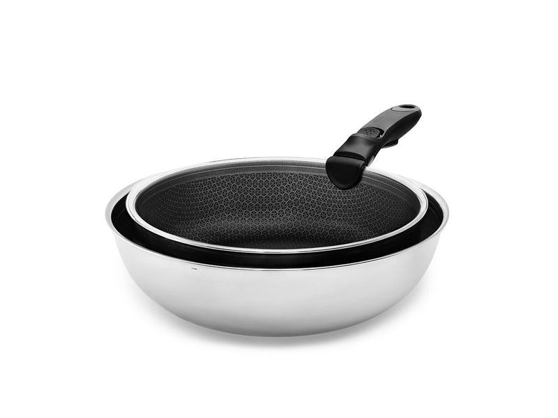 SADA WOK+SAUTÉ S ODJÍMATELNOU RUKOJETÍ – 2-DÍLNÁ
