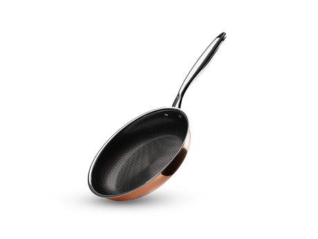 MĚDĚNÁ HYBRIDNÍ NEPŘILNAVÁ PÁNEV 24 CM - 1