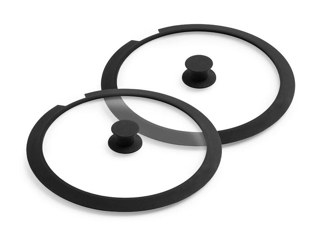 HANDLELESS GLASS LID – 2PC - 1