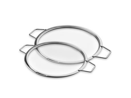 STOHOVATELNÉ SKLENĚNÉ POKLICE – 26/ 28 CM – 2 KS - 1