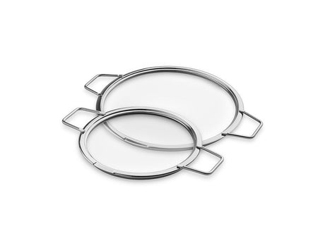 STOHOVATELNÉ SKLENĚNÉ POKLICE – 18/ 24 CM – 2 KS - 1