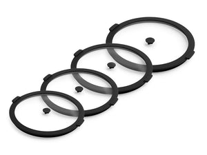 SKLENĚNÉ ÚLOŽNÉ NÁDOBY S VÍKEM – 4 KS - 1