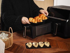 VLOŽKA A PODLOŽKY DO HORKOVZDUŠNÉ FRITÉZY - 3 DÍLNÁ SADA – DUAL - 3