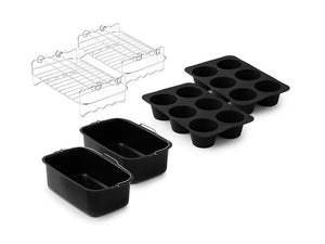 3DÍLNÁ SADA PŘÍSLUŠENSTVÍ K HORKOVZDUŠNÉ FRITÉZE - DVOJITÁ